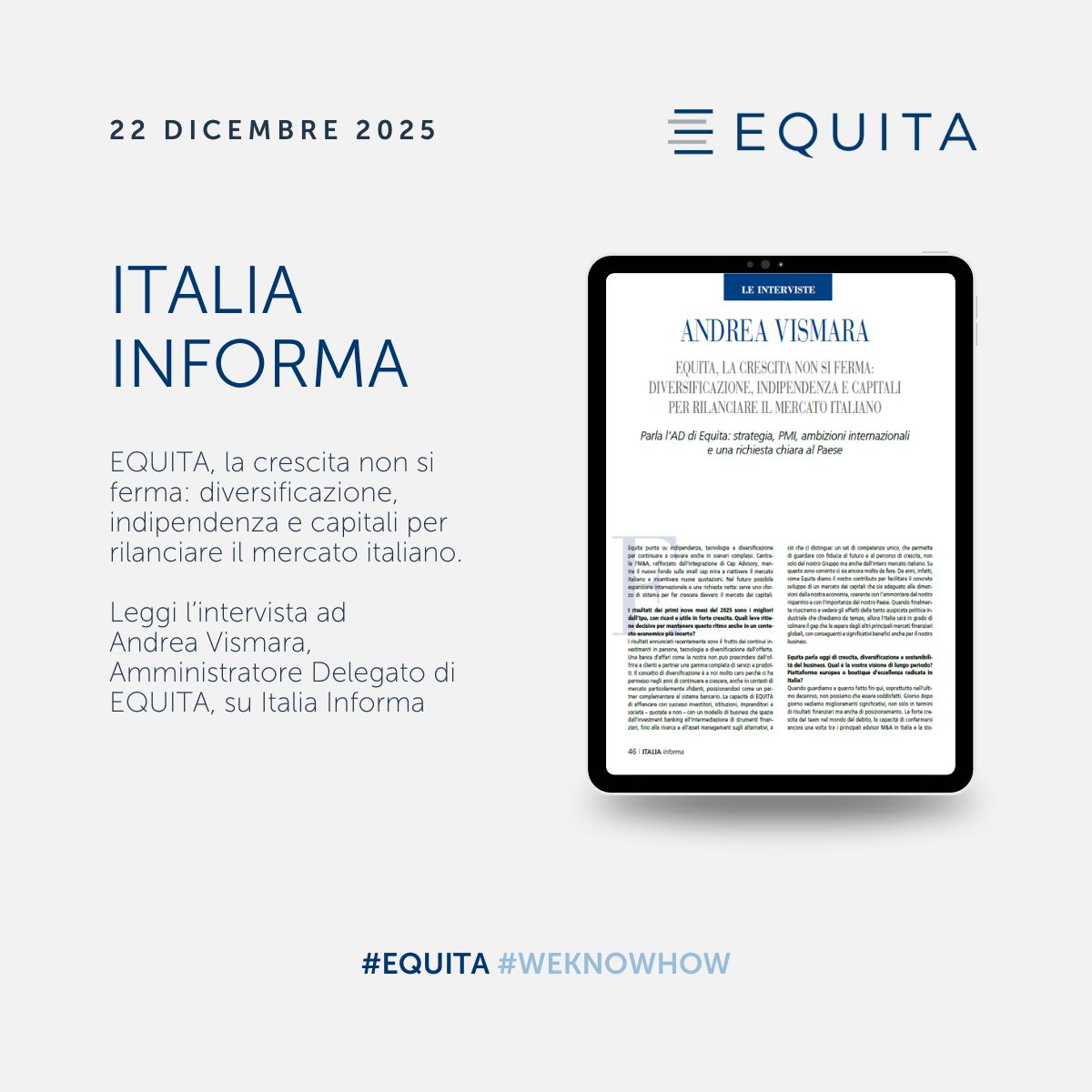 Italia Informa (dicembre 2025)