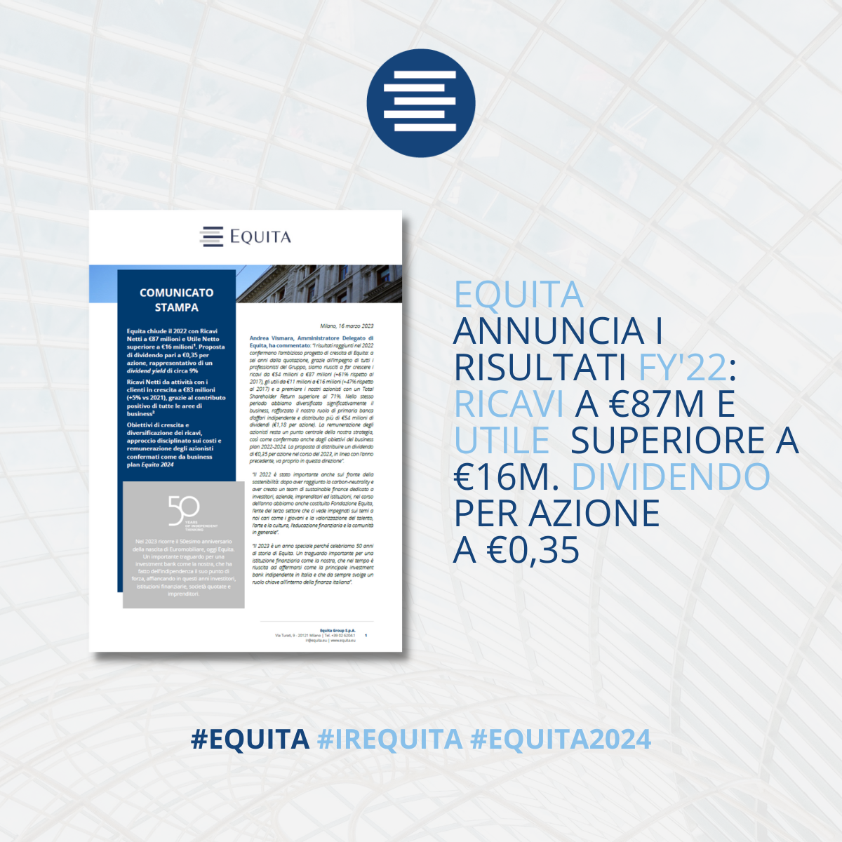 Template post IR FY 2022 Comunicato