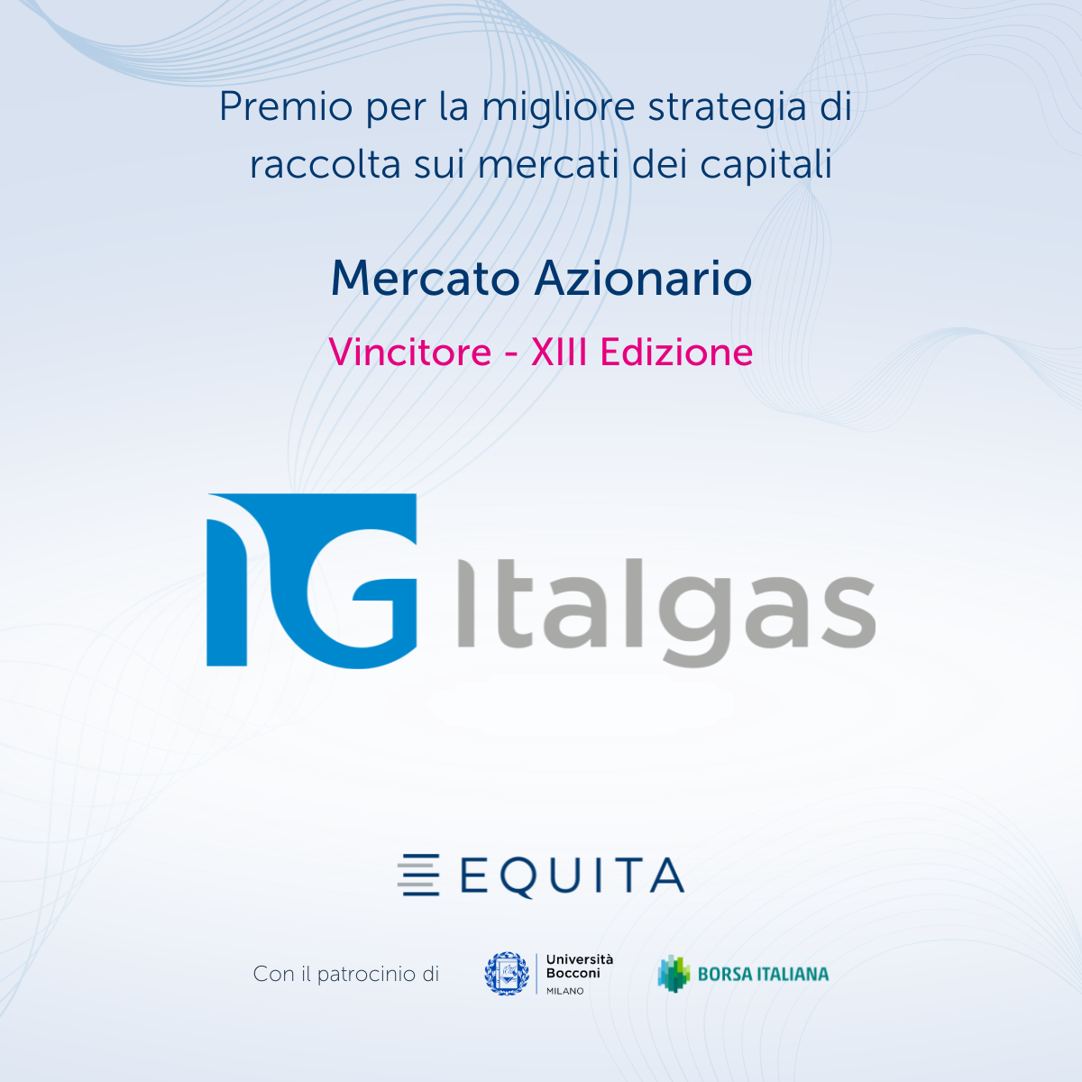 Vincitore   Italgas